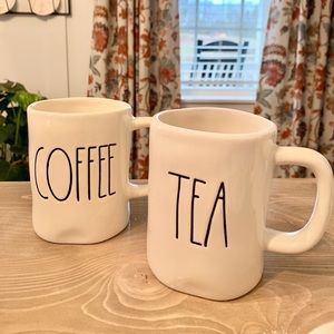 Rae Dunn Coffee & Tea mug set